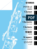 Clarinet Yamaha Manual