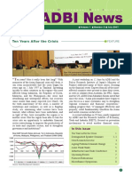 ADBI News: Volume 1 Number 3 (2007)