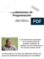 Fundamentos de Programacion - 1