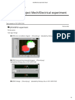 Report For Project Mech/Electrical Experiment