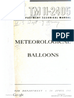 TM11-2405 Meteorological Balloons, 1944