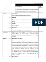 Section Ite M Checklist Description Number Title