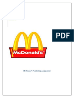 McDonald's Marketing Assignment