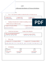 Lab-6-Binomail and Poisson Distribution