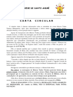 Carta Circular Sobre As Falsas Apariçoes de Jacarei-Sp - Marcos Tadeu Teixeira