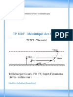 TP MDF N°1 - Viscosité