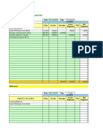 Daily Cash Sheet