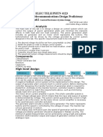 Elec/Tele/Phtn 4123 Electrical/Telecommunications Design Proficiency Lab2