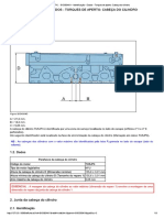 Peugeot 307 RESTYL B1DB3NK1 Identificação e Informações Do Aperto e Torque Do Cabeçote