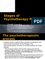 Stages of Psychotherapy Process: Zsolt Unoka