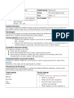 Lesson Plan - Fall and Winter