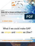 Make SAP As Simple and Mobile As Uber: Elaine Zelby - Director Executive Programs Capriza