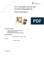 Alimentos Perecibles en La Industria Alimentaria