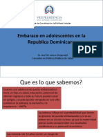 Embarazo en Adolescentes en La Republica Dominicana