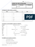 Ejercicios Verbos Tercer Grupo PDF