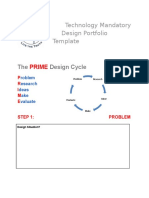 Technology Mandatory Design Portfolio Template: Prime