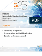 MOB207 Successfully Mobilize Fiori Apps: Mukul Nagle Deloitte Consulting LLP