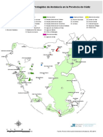 Mapa Espacios Naturales Protegidos de Andalucia de La Provincia de Cadiz