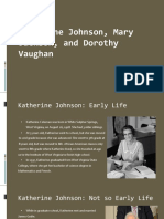 Katherine Johnson Mary Jackson and Dorothy Vaughan