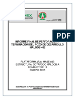 Maloob402 - PT - e - If - Informe Final de Perforaciã"n y Terminaciã"n Del Pozo de Desarrollo Maloob 402 - 241010