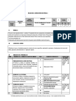 Silabo de Derecho Penal I