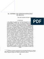 El Sistema de Control de Constitucionalidad en Bolivia