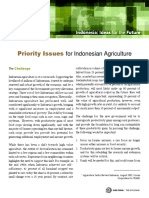 Priority Issues: For Indonesian Agriculture