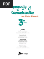 Lenguaje y Comunicación 3º Básico-Guía Didáctica Del Docente