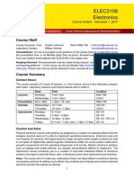 ELEC3106 Course Outline