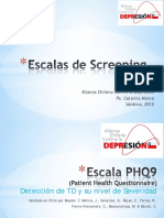 Escalas de Screening