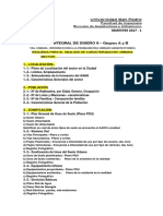 Esquema para Analisis de Caracterizaciòn Urbana