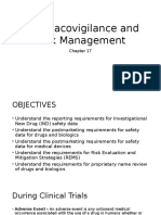 Pharmacovigilance and Risk Management