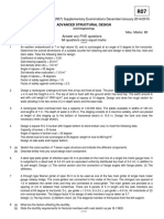 R7420101 Advanced Structural Design