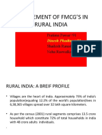 Achievement of FMCG'S in Rural India