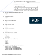 Mineral Properties - Mohs Hardness Scale (Grade 7) - Free Printable Tests and Worksheets - HelpTeaching PDF