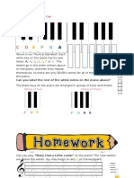 The Keyboard and Treble Clef Theory