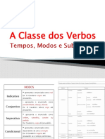 A Classe Dos Verbos