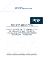 Memoria Descriptiva PTAP CAMPOSOL