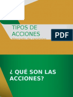 Tipos de Acciones