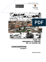 Tomo Ii: Plan de Desarrollo Urbano de La Ciudad de Chachapoyas - 2013