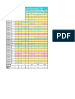 Character Letter Data Table