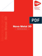 04 - Novo Metálicas 3D - Memória de Cálculo PDF