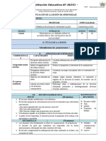 Sesión de Aprendizaje La Preposicion