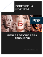 Reglas de Oro para Persuadir