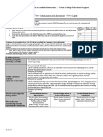 Lesson Planning Form For Accessible Instruction - Calvin College Education Program