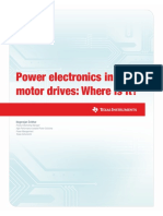 Power Electronics in Motor Drives: Where Is It?: Nagarajan Sridhar