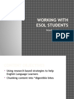 Working With ESOL Students