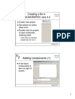 Creating A File in PSCAD/EMTDC Vers 4.2: Adding Components