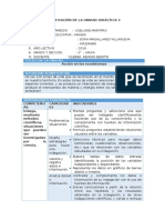 CTA - Planificación Unidad 4 - 1er Grado