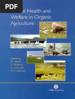 Animal Health and Welfare in Organic Agriculture